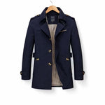 Double-Breasted Trench Coat for Men - View 2