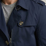 Double-Breasted Trench Coat for Men - View 4