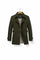 Double-Breasted Trench Coat for Men - Legergroen