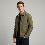Zip-Up Harrington Jacket for Men