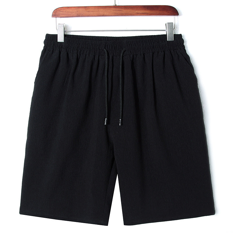 Textured Drawstring Shorts for Men