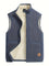 Fleece-Lined Zip-Up Gilet for Men - Grey