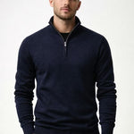 Half-Zip Knit Jumper for Men