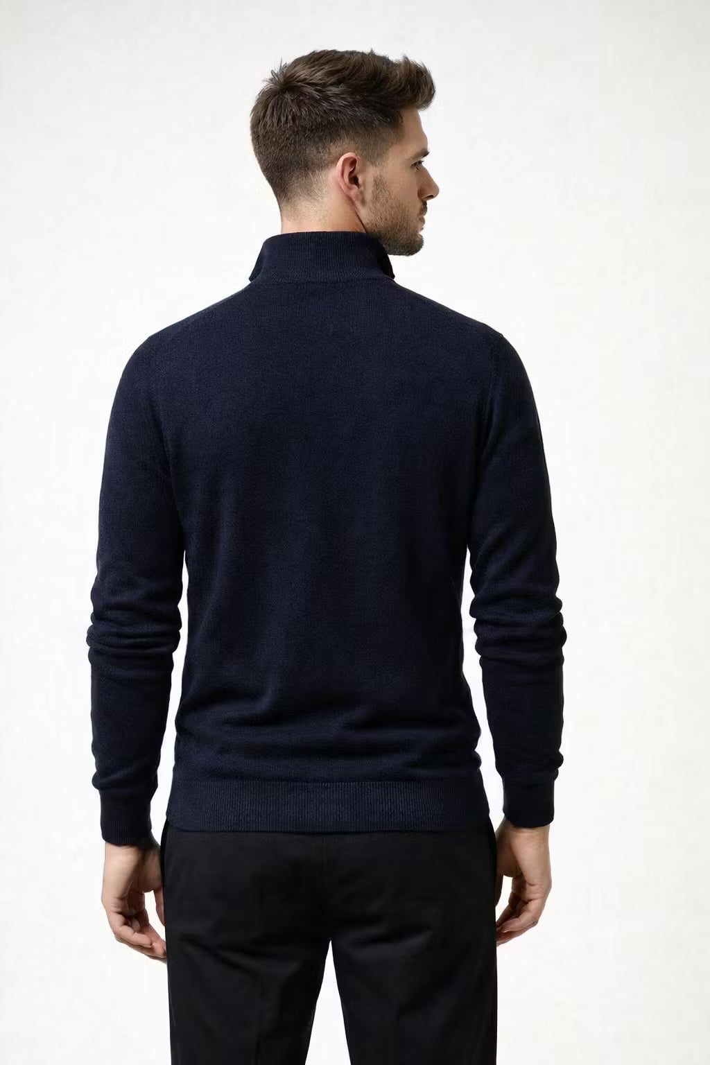 Half-Zip Knit Jumper for Men - View 5