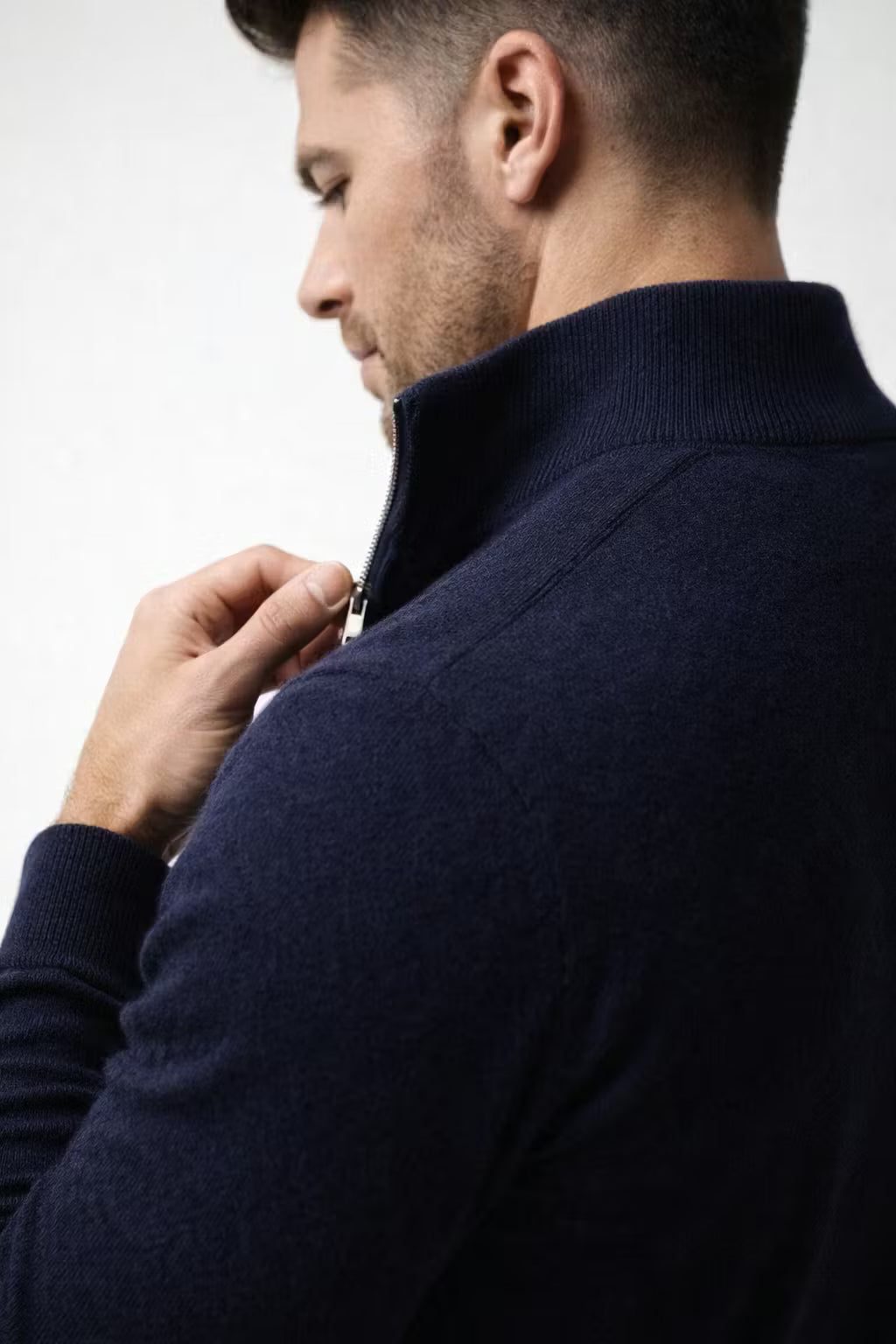 Half-Zip Knit Jumper for Men - View 6