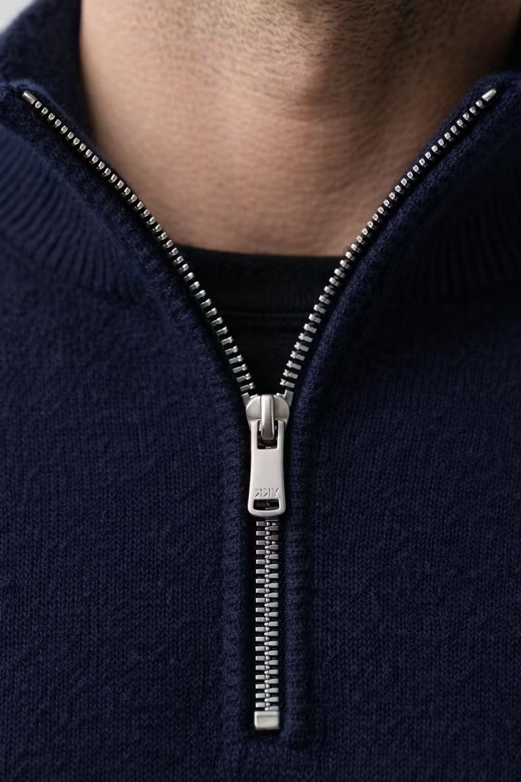 Half-Zip Knit Jumper for Men - View 8