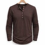Henley Long Sleeve T-Shirt for Men - Bruin
