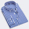 Striped Collared Long Sleeve Shirt for Men
