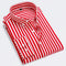 Striped Collared Long Sleeve Shirt for Men