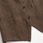 Herringbone Tailored Waistcoat for Men - View 4