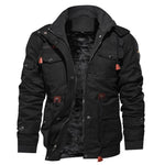 Hooded Parka Jacket with Fleece Lining for Men