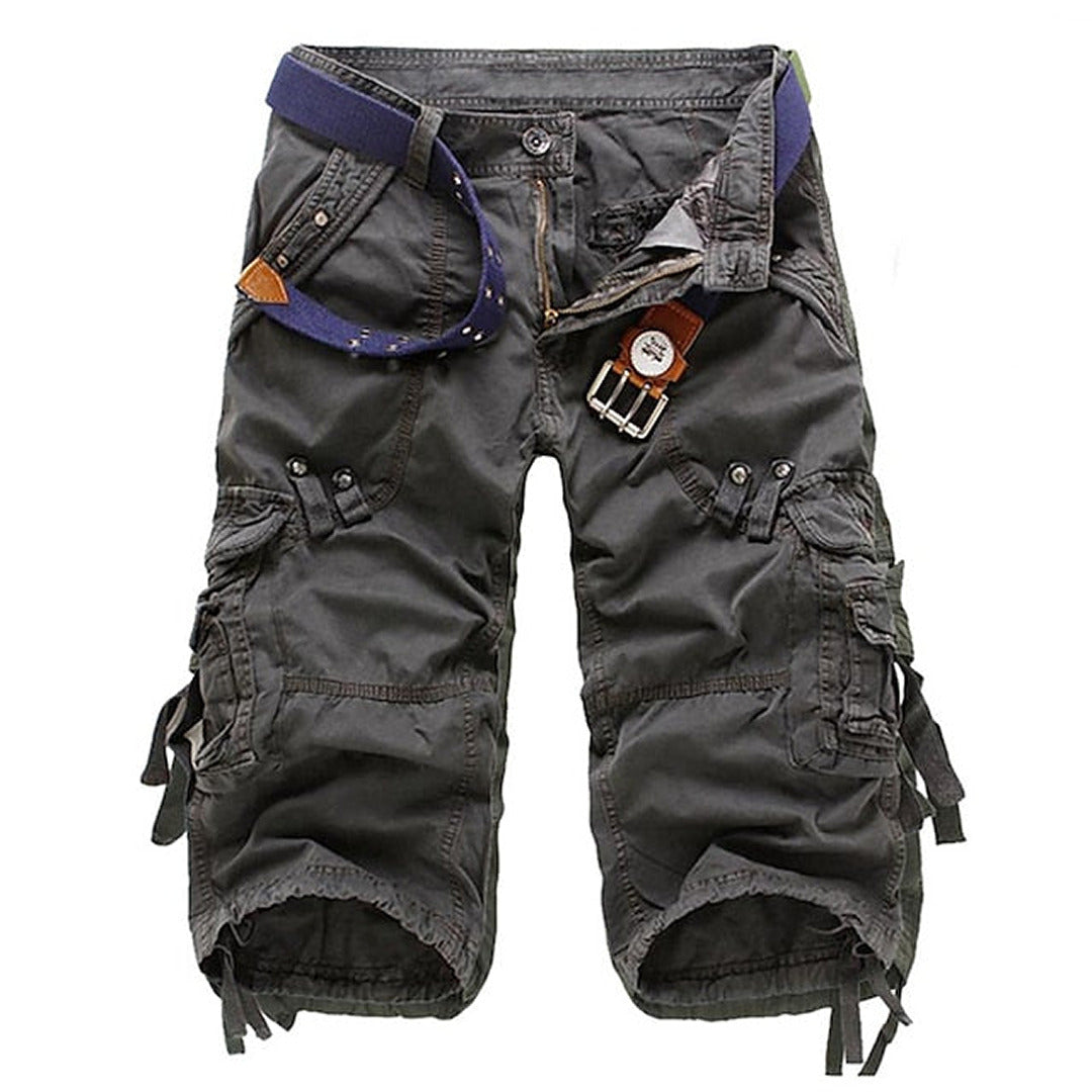 Cargo Shorts with Zip Pockets for Men