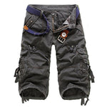 Cargo Shorts with Zip Pockets for Men