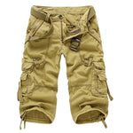 Cargo Shorts with Zip Pockets for Men