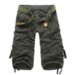 Cargo Shorts with Zip Pockets for Men