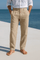 Linen Straight Leg Trousers for Men
