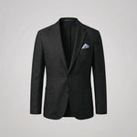 Linen Single-Breasted Blazer for Men