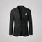 Linen Single-Breasted Blazer for Men