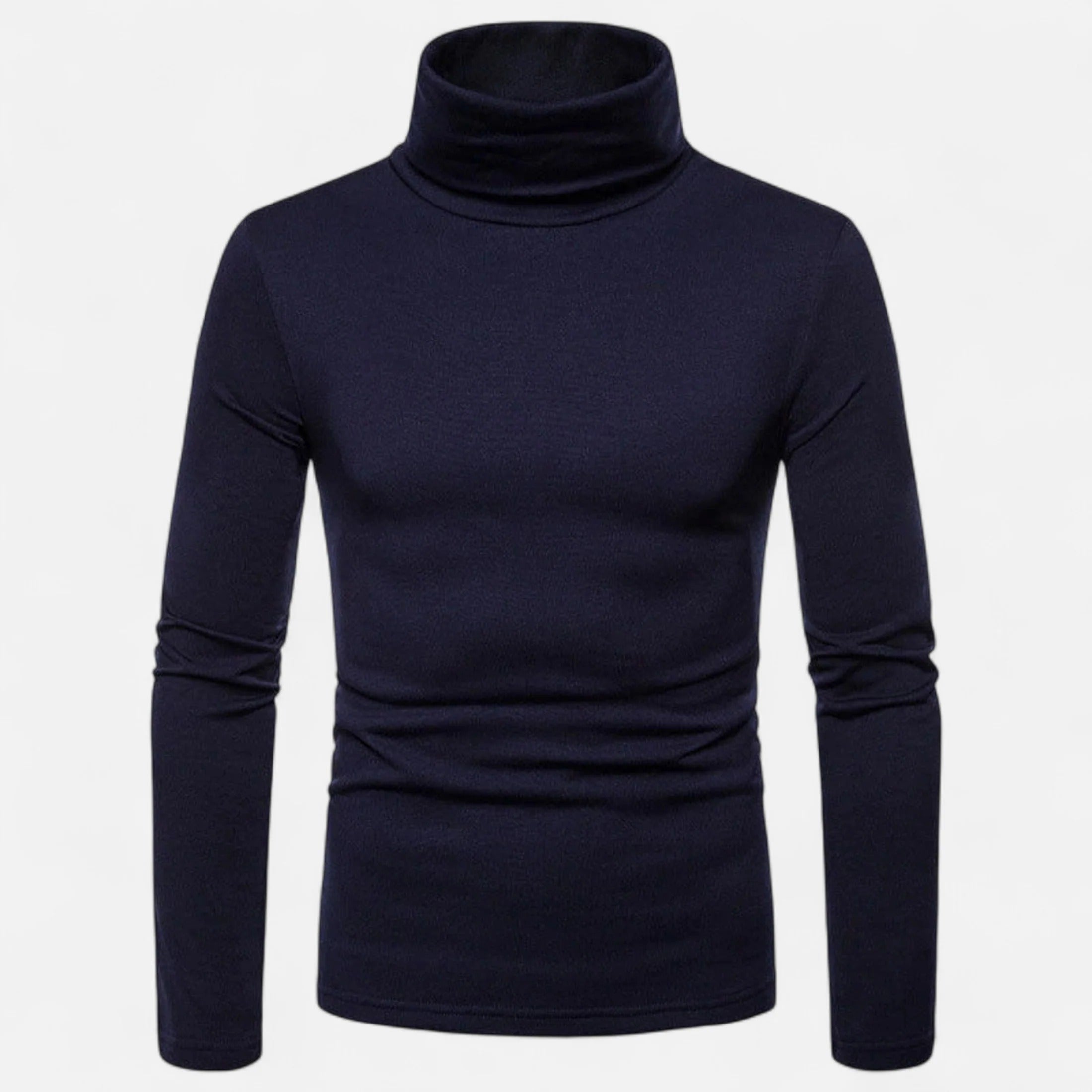 Slim Fit Turtleneck Pullover for Men