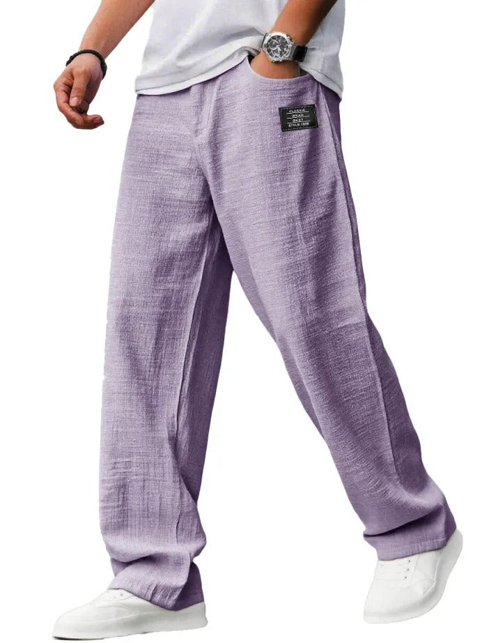 Straight Leg Trousers for Men