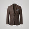 Linen Single-Breasted Blazer for Men