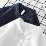 Denim Overshirt with Chest Pocket for Men