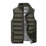 Quilted Zip-Up Gilet for Men