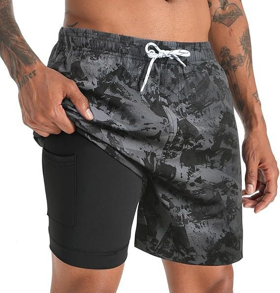 Quick Dry Swim Shorts for Men