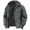 Hooded Zip-Up Harrington Jacket for Men