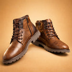 Lace-Up Ankle Boots for Men