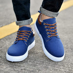 Lace-Up Canvas Trainers for Men - View 10