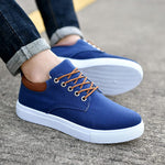 Lace-Up Canvas Trainers for Men - View 11