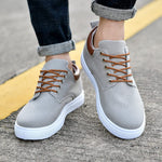 Lace-Up Canvas Trainers for Men - View 12