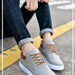 Lace-Up Canvas Trainers for Men - View 16