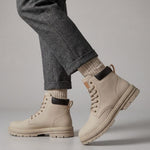 Lace-Up Chunky Sole Boots for Men - View 2