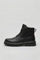 Lace-Up Chunky Sole Boots for Men - Black
