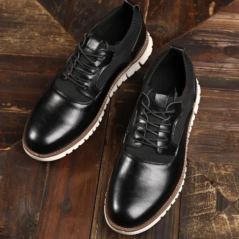 Lace-Up Derby Shoes for Men - View 3