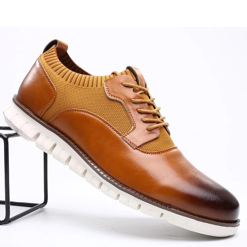Lace-Up Derby Shoes for Men - View 7