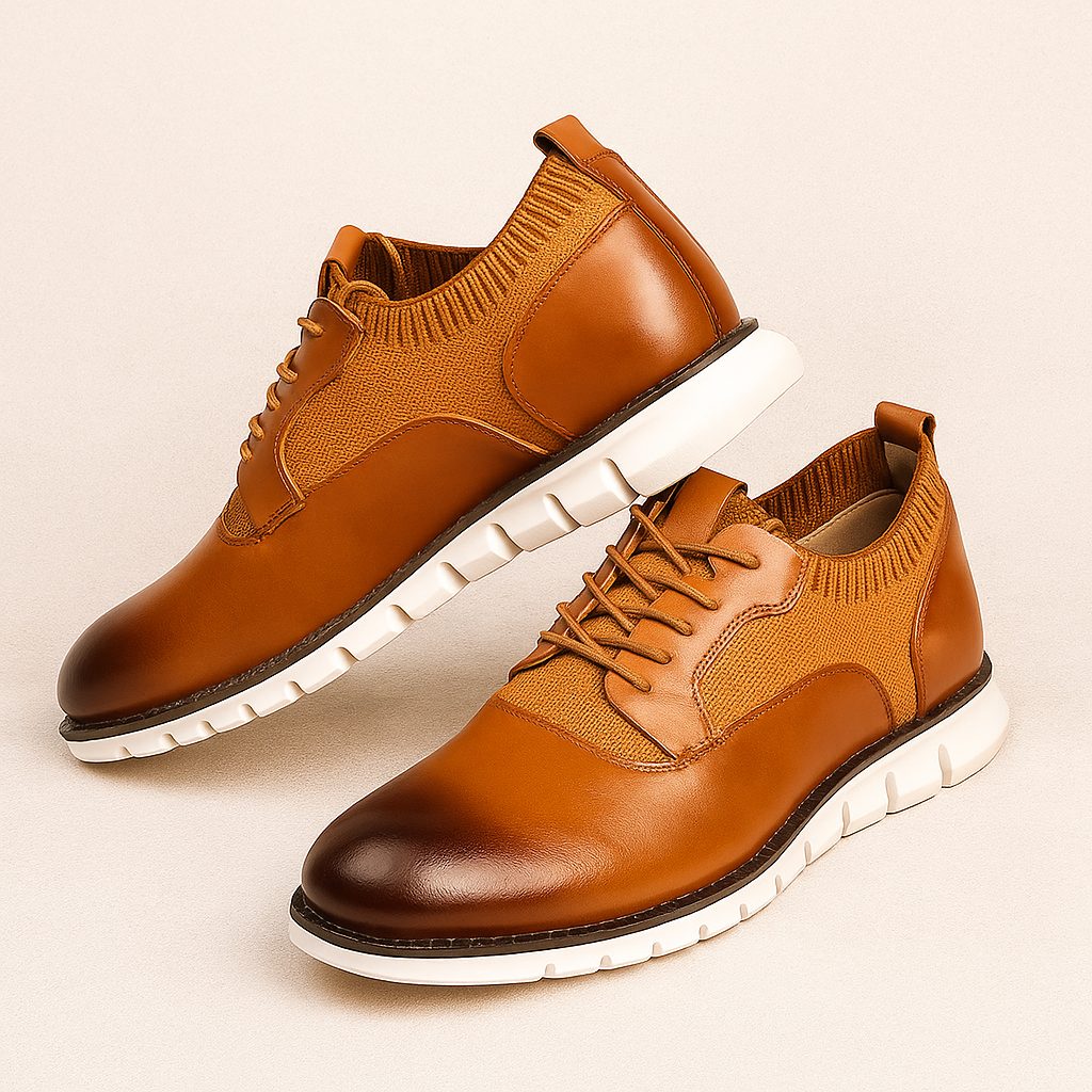 Lace-Up Derby Shoes for Men - View 8