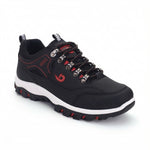 Lace-Up Hiking Trainers for Men - Black