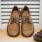 Lace-Up Leather Oxford Shoes for Men