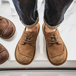 Lace-Up Leather Oxford Shoes for Men - View 10