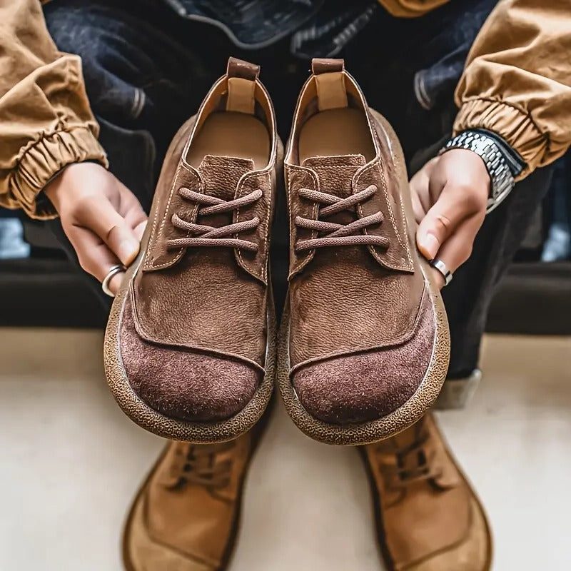 Lace-Up Leather Oxford Shoes for Men - View 5