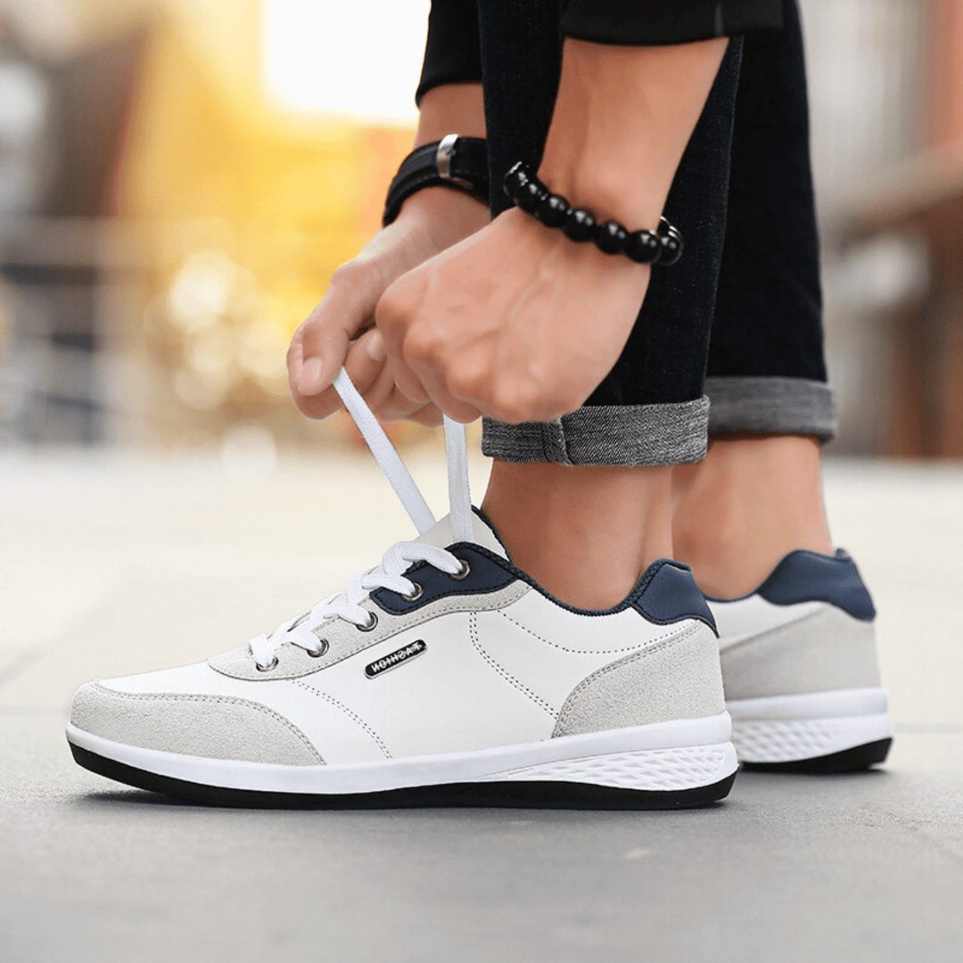 Lace-Up Lightweight Trainer Sneakers for Men - View 12