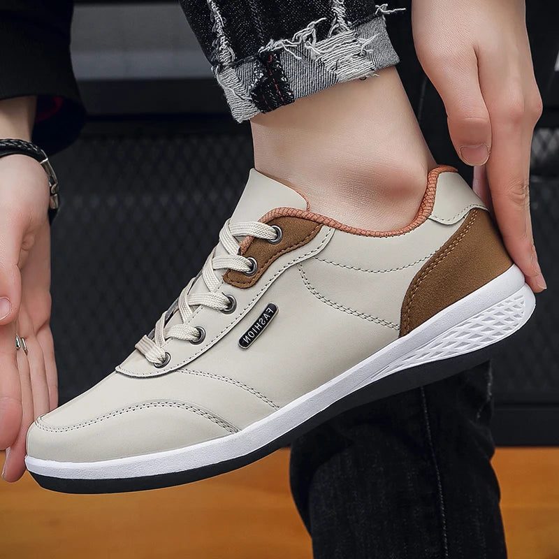 Lace-Up Lightweight Trainer Sneakers for Men - View 4