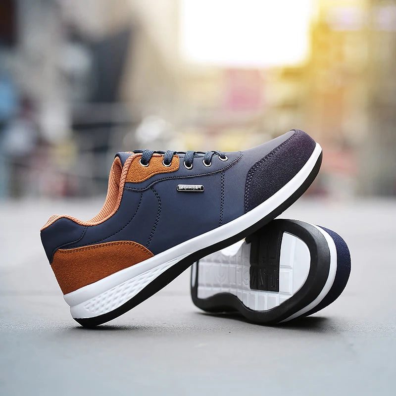 Lace-Up Lightweight Trainer Sneakers for Men - View 6