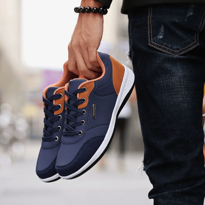 Lace-Up Lightweight Trainer Sneakers for Men - View 7