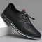 Lace-Up Low-Top Trainers for Men - Black
