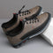 Lace-Up Low-Top Trainers for Men - Khaki