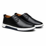 Lace-Up Oxford Casual Shoe for Men - Zwart